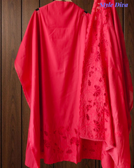 Modal Laser Cut Embroidered Un-Stitched Suit for Festive & Semi-Formal Wear (Copy)