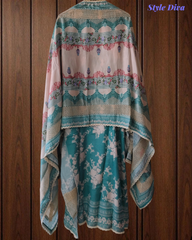 Premium Muslin Digital Print Semi-Stitched Suit with Rayon Bottom