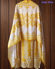 Muslin Digital Print Semi-Stitched Suit with Sequence Highlighting With Muslin Dupatta