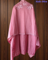 Soft Organza Embroidered Un-Stitched Party Wear Suit with Organza Dupatta