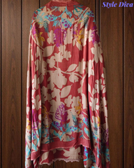 Pure Cotton Printed Embroidered Un-Stiched Suit with Mul Cotton Digital Print Dupatta