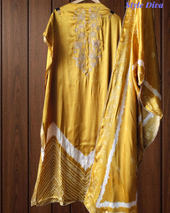 Premium Edit-Gajji Silk Digital Print Zari Embroidered Unstitched Suit with Border Dupatta