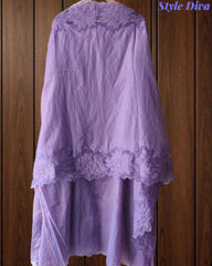 Mul Chanderi Appliqué Unstitched Suit with Mul Chanderi  Dupatta