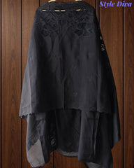 Mul Chanderi Appliqué Unstitched Suit with Mul Chanderi  Dupatta