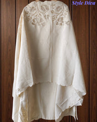 Mul Chanderi Appliqué Unstitched Suit with Mul Chanderi  Dupatta