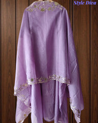 Soft Mul Chanderi Gotta Work Un Stitched Suit with Matching Dupatta