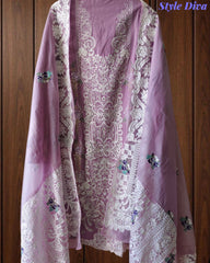🌸 Pakistani Cotton Embroidery Suit Set – 3 Pc Elegance with Printed Dupatta 🌸