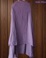 Pure Mul Cotton Lucknowi Embroidery Unstitched Suit Set with Sequence High-Lighting Dupatta