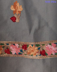 SD1238 - Winter Wear - Timeless Kashmiri Embroidered Pashmina Un-Stitched Suit