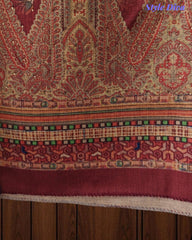 SD1236 - Winter Wear-Pashmina Unstitched Suit with Floral Digital Print, Highlighted Kurta and  Matching Dupatta