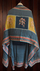 Muslin Mirror Work Unstitched Suit