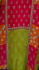 Fully Stitched Crepe Suit with Crepe  Dupatta