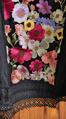 Linen  3D Embroidery Patch Work  UnStitched Suit