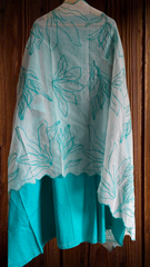 Floral Thread Embroidered Cotton Un Stitched Suit