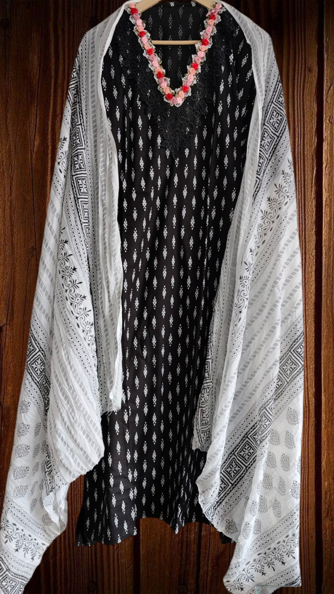 Cotton 3d Work Unstitched Suit