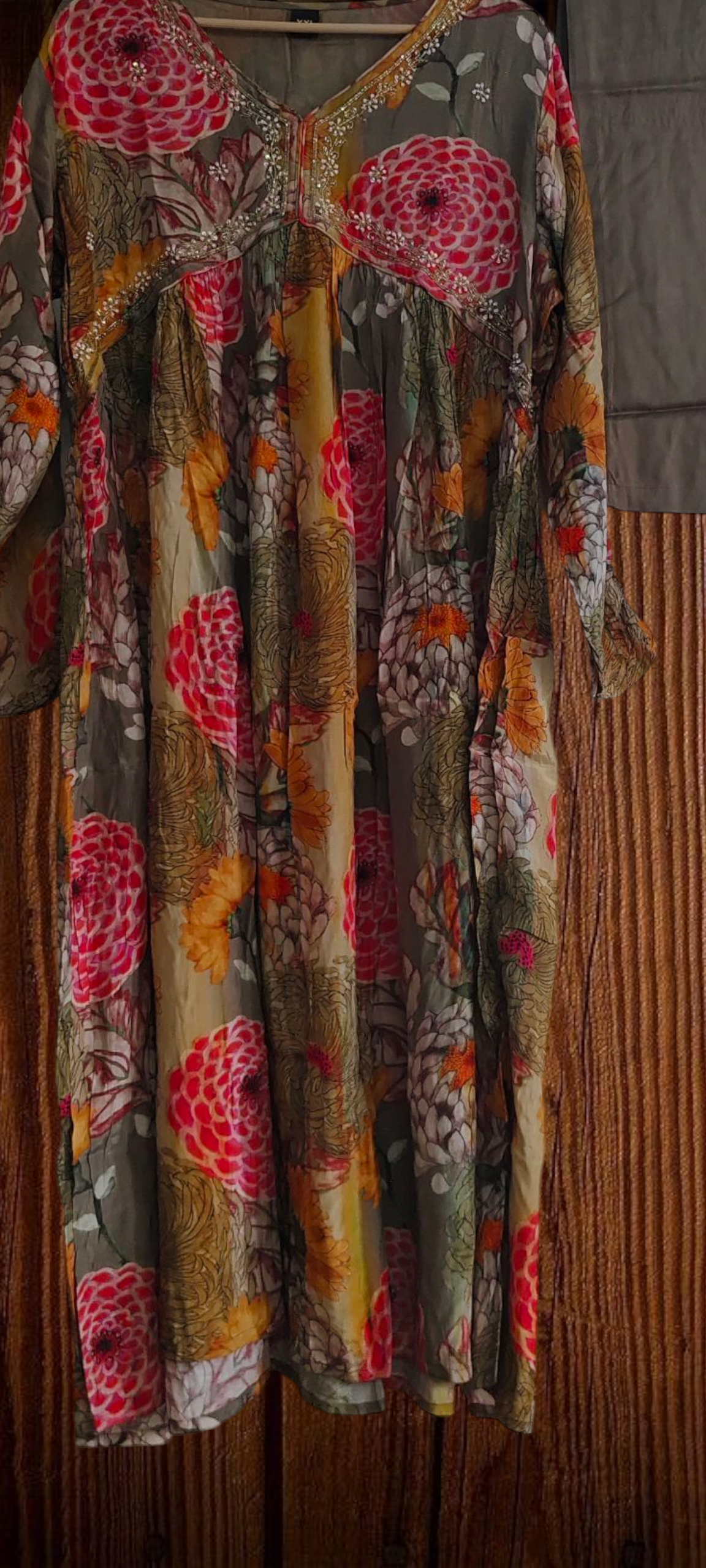 Elegant Aaliya Cut Chinnon Handwork Kurta Set with Chiffon Dupatta – 3-Piece Fully Stitched Suit