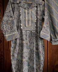 Rayon Afghani Co-Ord Set with Gotta Work – 2 Pc Kurta & Pant Set