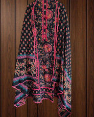 Cotton Pakistani Croatia Lacing Suit | Unstitched Elegance