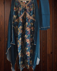 Aaliya Cut Muslin Printed Kurta Set with Chiffon Dupatta – 3 Pc Fully Stitched Suit