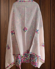 Pakistani Style Cotton Printed Suit with Crochet Lace & Appliqué Dupatta