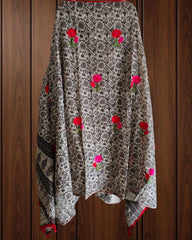 Cotton Printed Suit with Faux Mirror & Embroidery | Unstitched Beauty