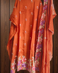 Parsi Embroidery- Designer Crepe Suit with Scalloped Chinnon Dupatta