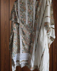 Pakistani Chic Cotton Suit with Digital Print & Designer Dupatta