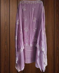 Burberry Luxe Embroidered Suit Set With Pure Chiffon Dupatta
