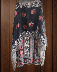 Exquisite Glass Organza Digital Print Suit With Zari & Pearl Work Semi Stitched Suit Set