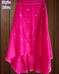 Pure Mul Chanderi Elegance – Pita & Thread Embroidery Unstitched Suit