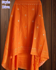 Pure Mul cotton Elegance – Pita & Thread Embroidery Unstitched Suit