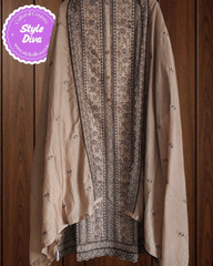 Elegant Pure Cotton Embroidered Suit with Muslin Dupatta – Perfect for Daily & Casual Wear