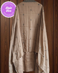 Elegant Pure Cotton Embroidered Suit with Muslin Dupatta – Perfect for Daily & Casual Wear