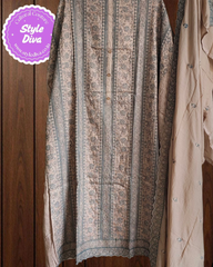 Elegant Pure Cotton Embroidered Suit with Muslin Dupatta – Perfect for Daily & Casual Wear