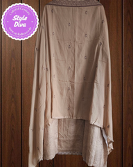 Elegant Pure Cotton Embroidered Suit with Muslin Dupatta – Perfect for Daily & Casual Wear