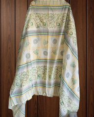 Elegant Pure Cotton Printed Embroidered Suit with Matching Dupatta