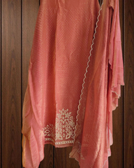 Shimmer Tissue Unstitched Suit Set with All-Over Swarovski Work