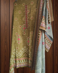Winter Wear- Pashmina Digital Printed Unstitched Suit