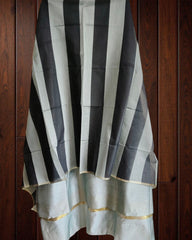 Elegant Maheshwari Silk Suit with Banarasi Border
