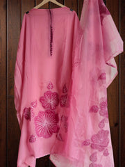 Elegant Organza Partywear Suit with Designer Detailing