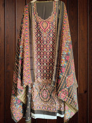 Winter Wear- Pashmina Digital Printed Unstitched Suit