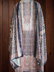 Winter Wear - Velvet Digital Printed Unstitched Suit