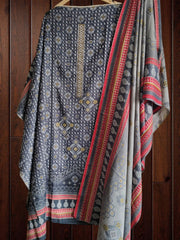 Winter Wear- Pashmina Digital Printed Unstitched Suit