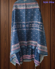 Linen Digital Printed Suit with Sarvoski Highlighting