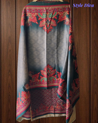 Winter Wear- Elegant Winter Pashmina Suit with Rich Digital Prints