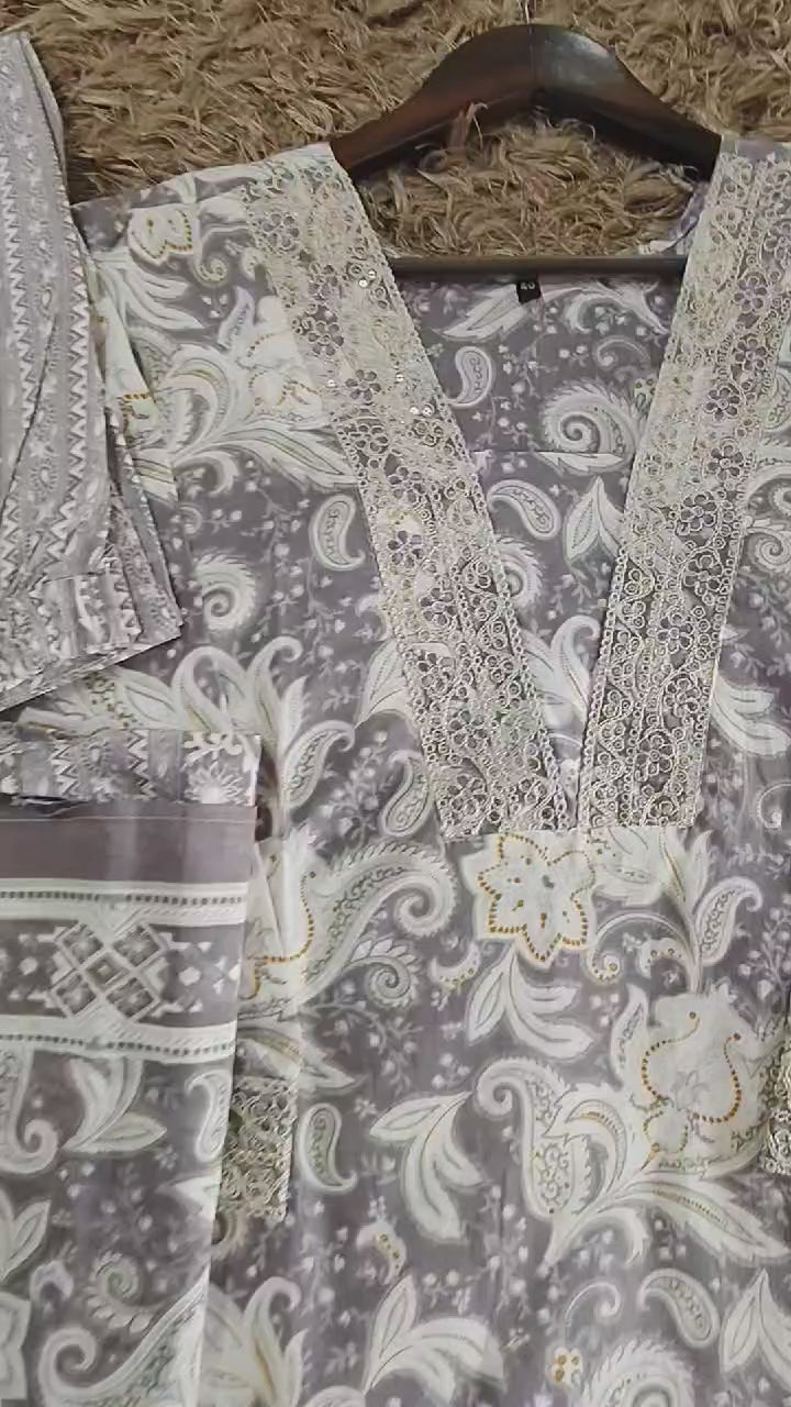 Fully Stitched Cotton Suit