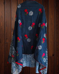 Cotton Printed Suit with Faux Mirror & Embroidery | Unstitched Beauty