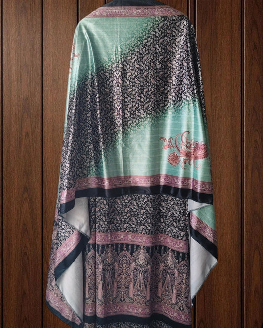 Winter Wear - Velvet Digital Printed Unstitched Suit