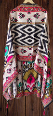 Muslin Digital Print Unstitched Suit with  High-Lighting pearl work n original mirror work
