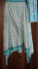 Cotton Printed Suit Set with zari  Work – Fully Stitched 3PC Set